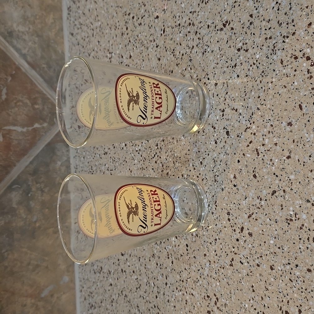 Yuengling Traditional Lager Beer 16oz  Glass America's Oldest Brewery